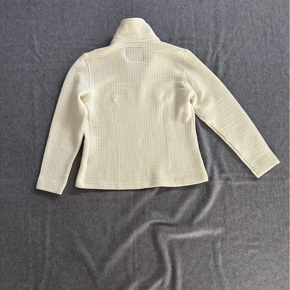 Silvy Cream Quarter-Zip Sweater Size Lady 34 Euro - Picture 4 of 5